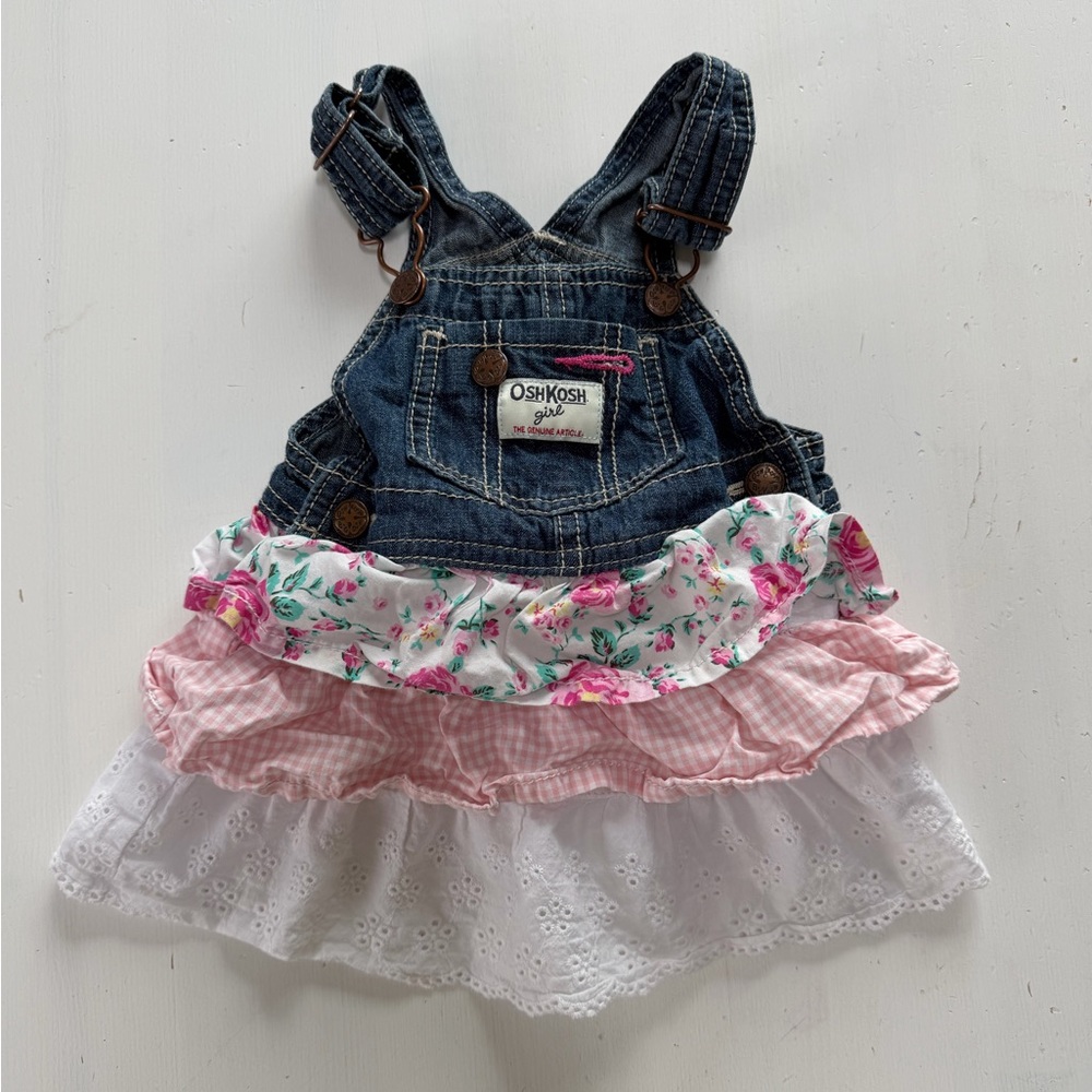 Oshkosh B’gosh overall dress 12 months
